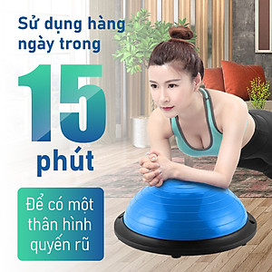 BG Bóng tập thăng bằng BALANCE BALL YOGA/GYM cao cấp 46cm và 58cmx20 (hàng nhập khẩu)