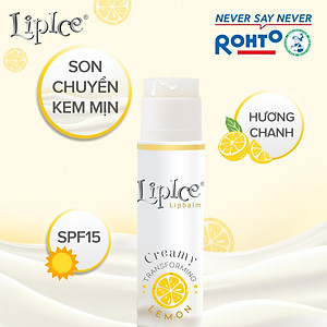 Son dưỡng môi không màu chuyển kem mịn LipIce Creamy