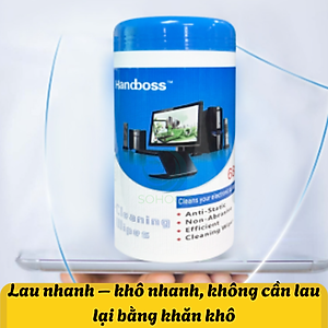 Hộp Khăn Lau Màn Hình 68 Miếng Tiện Lợi- Khăn Ướt Chuyên Dụng Lau Màn Hình – 68 Miếng- Hộp Khăn Lau Điện Tử Đa Năng 68 Miếng- Hộp Khăn Lau Màn Hình Không Xơ – 68 Miếng- Hộp Khăn Ướt Vệ Sinh Thiết Bị Công Nghệ – 68 Miếng,… Hàng nhập khẩu