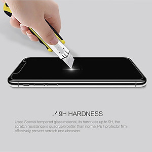 Miếng dán màn hình kính cường lực cho iPhone 11 (6.1 inch) hiệu Nillkin Amazing H+ Pro (mỏng 0.2 mm, vát cạnh 2.5D, chống trầy, chống va đập) - Hàng chính hãng