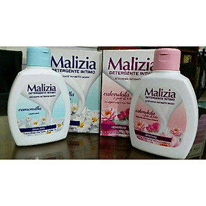 Dung dịch vệ sinh kim chân thảo và lô hội Malizia Intimate Wash Lotus Flowers 200ml tặng kèm móc khóa