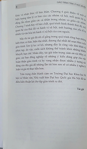 Sách - Giáo trình tâm lý học xã hội