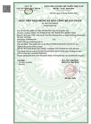 [TẶNG: Folic Acid 165k] Canxi Hữu Cơ New Zealand Nutri Seaweed Calcium 60 Viên - Bổ Sung Canxi, Tăng Chiều Cao, Chống Loãng Xương - Chính Hãng