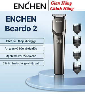 Tông đơ cắt tóc đa chức năng Enchen Beardo2 chất liệu thép không gỉ nhiều cữ linh hoạt - Hàng chính hãng