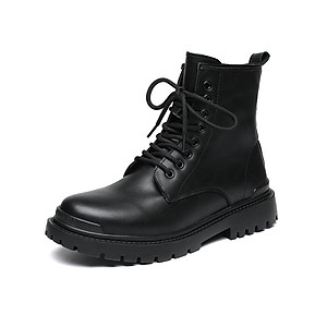 [Da Xịn Không Nhăn] Giày Martin Boot Nam Cổ Cao Collection của Anh (đế cao 7cm.)
