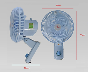 Quạt Treo Tường Tường Lồng Nhựa Lifan T-109 - Xám Trắng - Hàng chính hãng