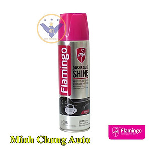 COMBO 2 bình xịt vệ sinh taplo, nhựa, da nội thất xe ô tô Flamingo hương cà phê 500ml