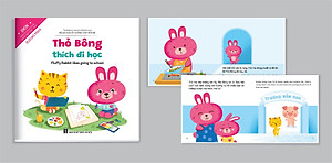 Bộ Ehon kĩ năng sống Thỏ Bông (song ngữ Việt Anh) 5 quyển -(Quét mã QR file nghe)