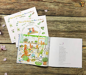 Truyện Ehon bé 3-4-5 tuổi - Bài ca 12 tháng của Gư-ri và Gư-ra