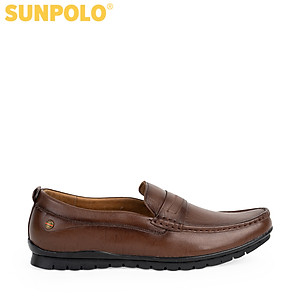 Giày lười nam da bò SUNPOLO CS5077- 2 Phiên bản màu