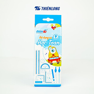 Bộ dụng cụ học Toán Thiên Long Mondee - 9 món