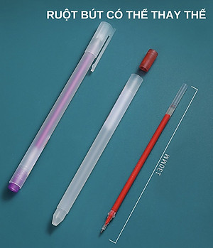 Bộ bút Bộ bút Gel nhiều màu/ Set bút gel nhiều màu – 12 màu- Ngòi 0.5mm