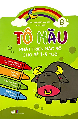 Tô Màu Phát Triển Não Bộ Cho Bé 1-5 Tuổi - Tập 8