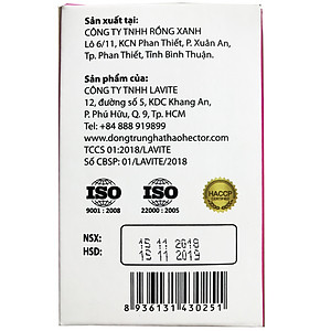 Combo 4 hộp 40 chai Đông trùng hạ thảo Hector Collagen Trẻ hóa nhanh