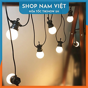[Cao Cấp] Dây Led Ping Pong G50 Siêu Bền Chịu Mưa Nắng Trang Trí Ngoài Trời - Chính Hãng NAVIVU