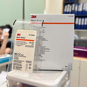 Set 3 vỉ 30 miếng dán thay chỉ khâu da 3M Steri-strip™ R1546 – Size 6mm x 100mm | Sản xuất tại Mỹ