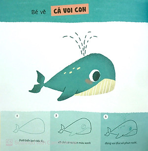 Sách Tay Khéo Tay Xinh - Bé Vẽ Thú Non