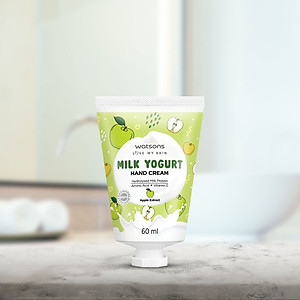 Kem Dưỡng Tay Watsons Milk Yogurt Hương Táo Hand Cream Apple Extract 60ml