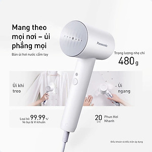 Bàn Ủi Hơi Nước PANASONIC NI-GHD021WRA 1300W – Cầm Tay Nhỏ Gọn – Hàng Chính Hãng