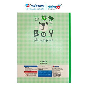 Combo 5 Tập học sinh 96 trang 5 ô ly vuông 100 gsm Điểm 10 TP-NB075 (hình ngẫu nhiên)