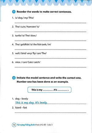 Sách Từ Vựng Tiếng Anh Theo Chủ Đề Lớp 3