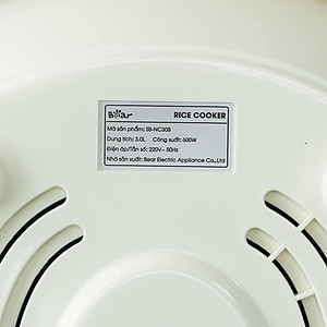 Nồi cơm điện tử đa năng 3L Bear SB-NC30B - Hàng chính hãng
