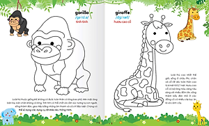 Colouring 365 Ngày Tô Màu - Khám Phá Thế Giới Phát Triển Trí Tuệ - Cuốn 2: Động Vật Hoang Dã, Khủng Long, Bò Sát, Côn Trùng