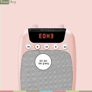 SHIDU SD-S358 BT - Bluetooth, Máy Trợ Giảng 12W, FM, TF Card, Pin 2500mAh- Hàng chính hãng