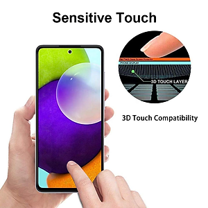 Miếng dán kính cường lực full màn hình 111D cho Samsung Galaxy A52 / A52 5G / A52s 5G hiệu HOTCASE (siêu mỏng chỉ 0.3mm, độ trong tuyệt đối, bo cong bảo vệ viền, độ cứng 9H) - hàng nhập khẩu