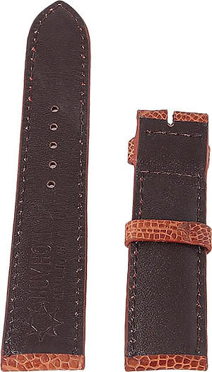 Dây Đồng Hồ Da Đà Điểu Size Lớn Huy Hoàng HT8411 - Vàng