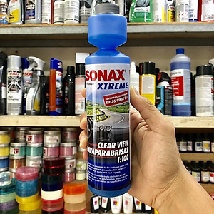 DUNG DỊCH VỆ SINH VÀ LÀM TRONG KÍNH LÁI CAO CẤP SONAX XTREME CLEAR VIEW 1:100 NANOPRO 271141 250ML