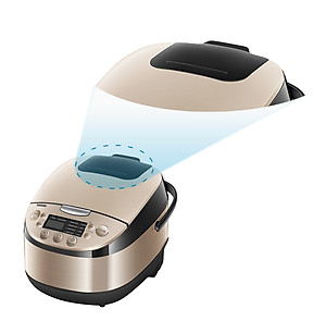 Nồi cơm điện tử Toshiba RC-18DR3PV(G) - 1.8 Lít - Sử dụng cho 4-6 người ăn - 11 chế độ nấu - Lòng nồi dày 4mm - Công nghệ nhiệt 3D - Hàng chính hãng