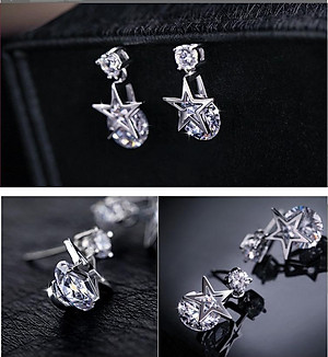 Bông tai nữ sao trên đá