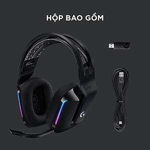 Tai nghe Gaming Logitech G733 LIGHTSPEED Wireless 7.1 RGB - Hàng Chính Hãng