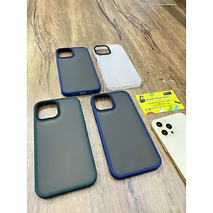 Ốp dành cho iPhone 12/ 12 Pro/ 12 Pro Max Likgus lưng nhám viền màu - Hàng Chính Hãng