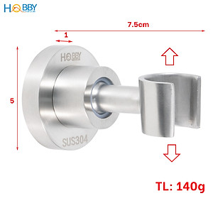 Giá treo tay sen điều chỉnh inox 304 mẫu khoan Hobby home decor GVSK