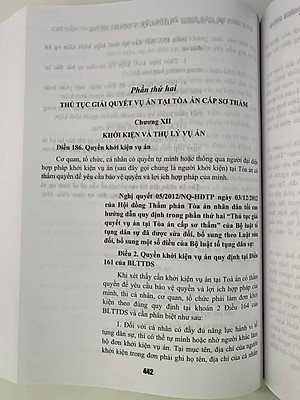 Chỉ Dẫn Tra Cứu, Áp Dụng Bộ Luật Tố Tụng Dân Sự Năm 2015 (Tái bản lần thứ nhất có sửa đổi, bổ sung) - Bản in năm 2022