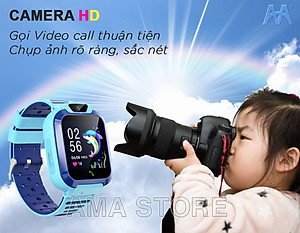 Đồng hồ Thông minh Trẻ em Gọi Video Chống nước Định vị Wifi Model AMA Watch DH11 Hàng nhập khẩu