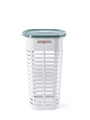 Giỏ nhựa đựng đồ sọt nhựa đựng đồ bẩn đa nặng kích thước lớn có nắp đậy phân phối chính hãng bởi Cobi Home