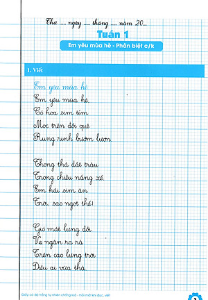 Vở Thực Hành Chính Tả Lớp 3 - Tập 1 (Dùng Chung Cho Các Bộ SGK Hiện Hành)  - HA