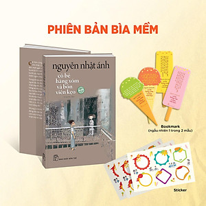 Sách Nguyễn Nhật Ánh - Cô Bé Hàng Xóm Và Bốn Viên Kẹo - Tặng Kèm Random 1 Trong 4 Mẫu Bookmark + Sticker