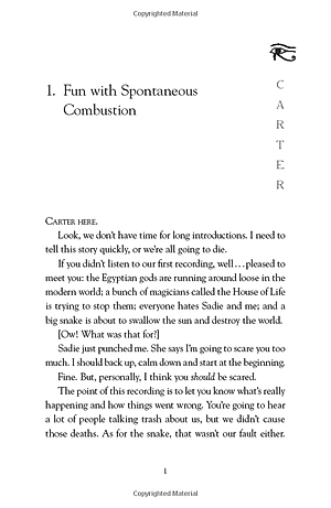 The Kane Chronicles Book 2: The Throne Of Fire