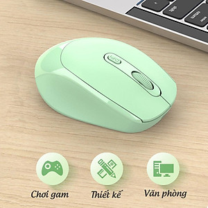 Chuột Không Dây PIX-LINK P100 Wireless 2.4Ghz Sạc Pin, Chống Ồn, DPI1600 Dùng Cho Máy Tính, Laptop, Tivi-Hàng Chính Hãng