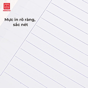 Sổ bìa bồi A4 260 trang Hồng Hà Subject - 4587