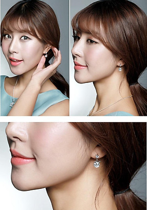 Bông tai nữ sao trên đá