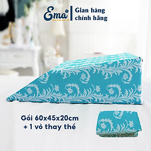 Gối chống giãn tĩnh mạch chân EMA thế hệ 2 - Độ cao chuẩn châu Âu - Mặt đặt chân phẳng xoay trở dễ dàng