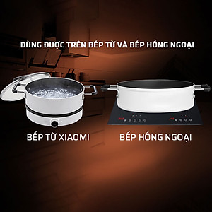 Nồi nấu canh, nấu lẩu đa năng Xiaomi Mijia GJT02CM - Hàng Nhập Khẩu