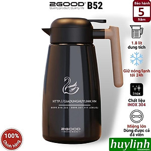 Phích - Bình thuỷ giữ nhiệt nóng lạnh 2Good B52 - Dung tích 1.8 lít - Đổi mới 5 năm