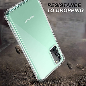 Ốp lưng chống sốc trong suốt cho Samsung Galaxy S20 FE hiệu Likgus Crashproof giúp chống chịu mọi va đập - hàng nhập khẩu