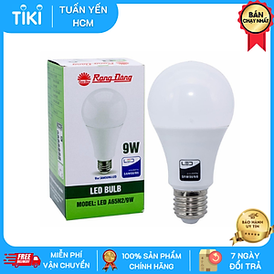 Bóng đèn Led bulb 9W Rạng Đông, Model LED A60N1/9w